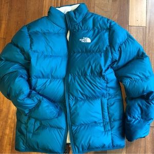 Girls North Face Puffer Jacket Large